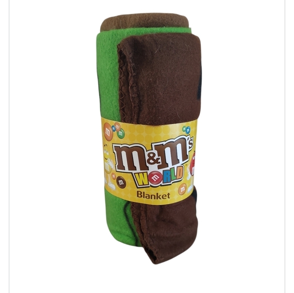 M&M'S Colorful Character Throw 50" X 60' - Picture 2 of 3